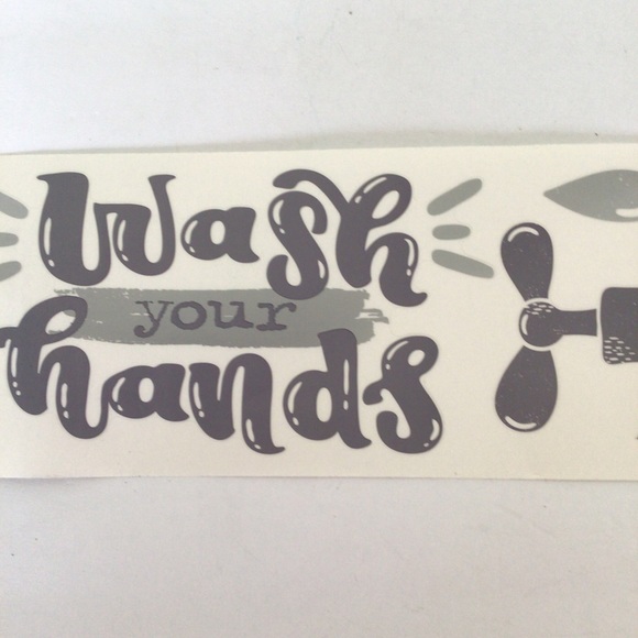 BATHROOM WALL DECOR REMOVABLE DECALS NWT - Picture 5 of 5